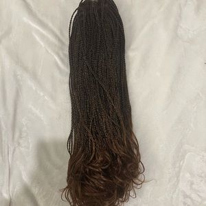 Knotless braided wig